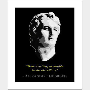 Alexander the great Quote Posters and Art